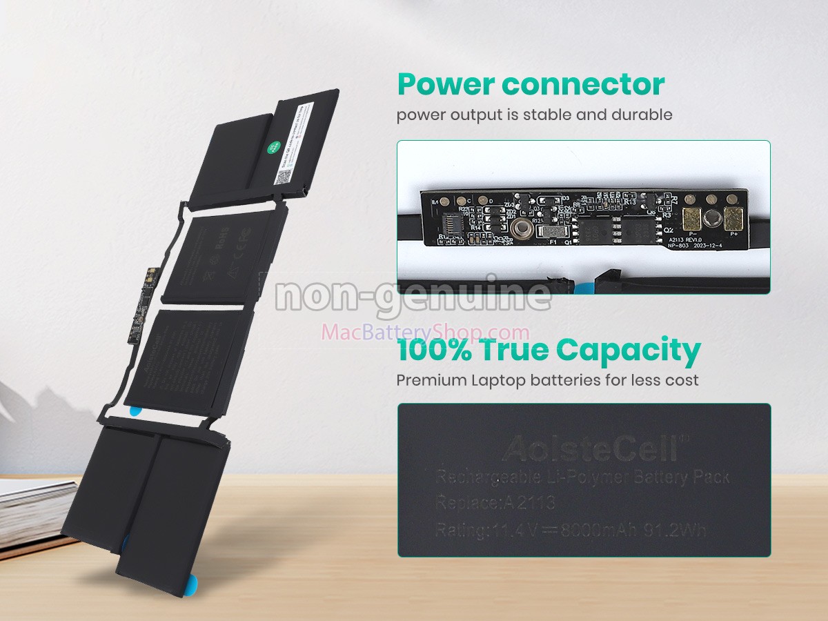 Apple MacBook Pro 16-inch Core I9 2.3GHZ 2019 5600M battery replacement
