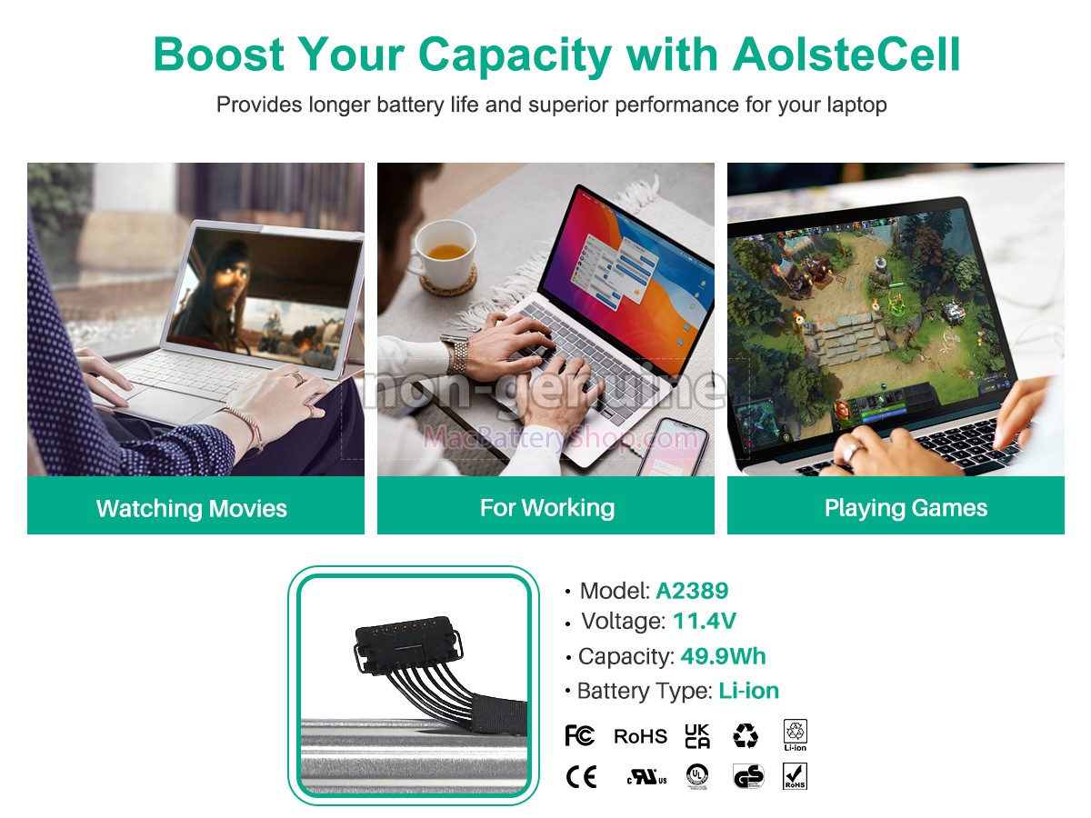 Apple A2337 EMC 3598 battery replacement