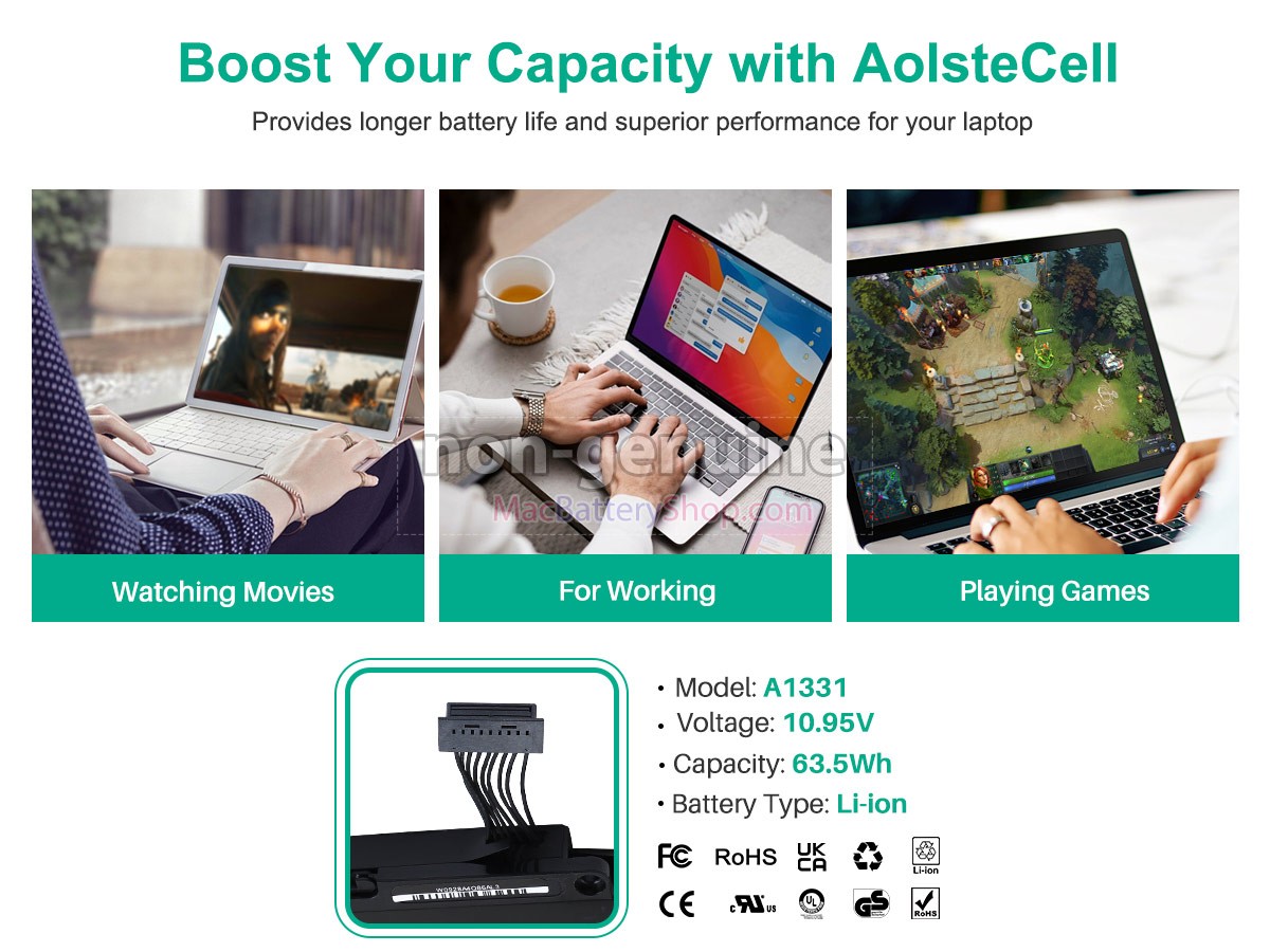 Apple MacBook Unibody 13 inch MC207LL/A battery replacement