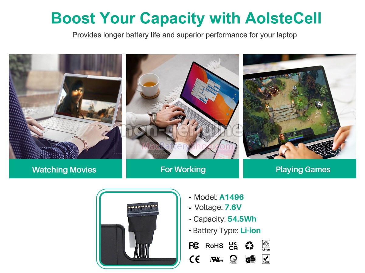 Apple A1466 EMC 3178 battery replacement