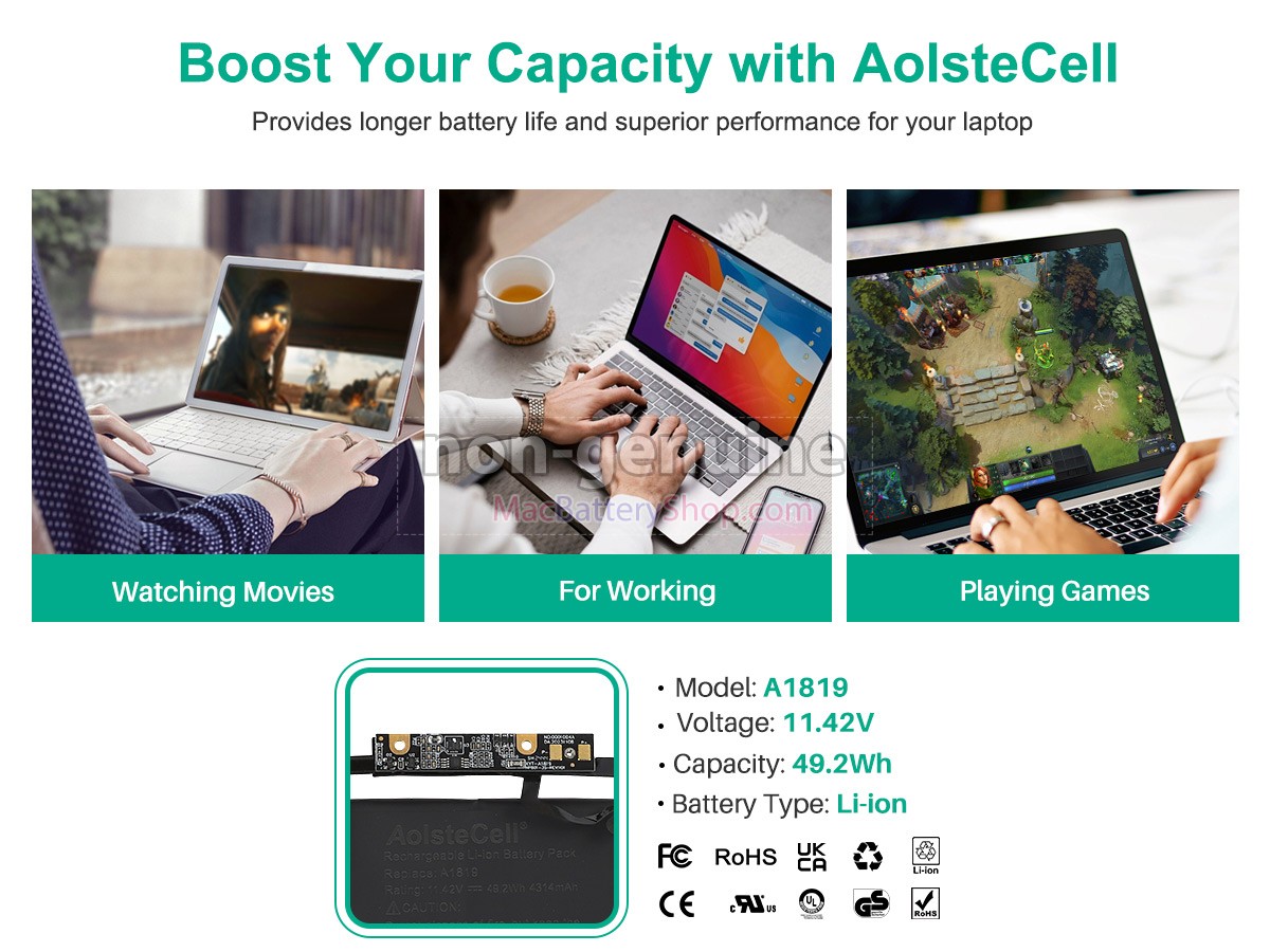 Apple MacBook Pro 13-inch MLH12LL/A battery replacement